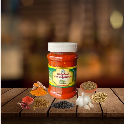 Traditional Homemade Mango pickle (Mavinakai Uppinakai) 250g